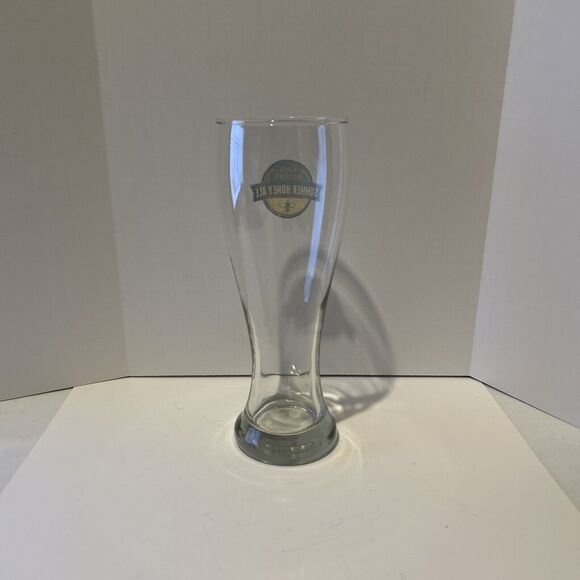 Tall Beer serving drinking glass Rock Bottom Summer Honey Ale 9” - Picture 3 of 5